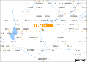 map of Belascoáin