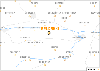 map of Belashki