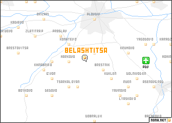 map of Belashtitsa