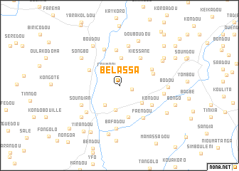 map of Belassa