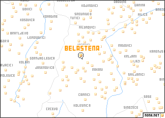 map of Bela Stena