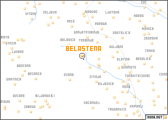 map of Bela Stena