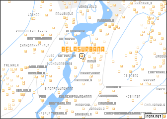 map of Bela Surbāna