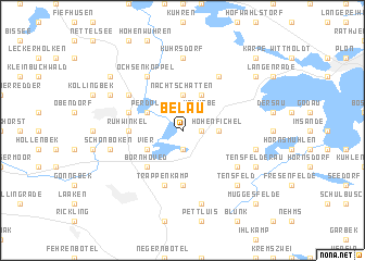map of Belau