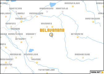 map of Belavanana