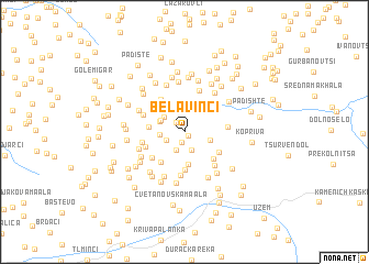 map of Belavinci