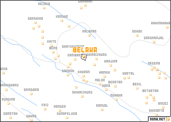 map of Bēlāwa