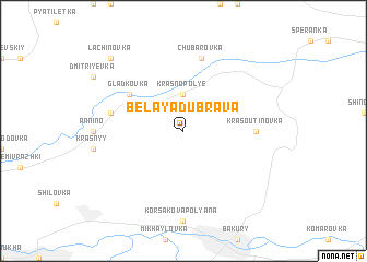 map of Belaya Dubrava