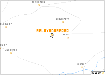 map of Belaya Dubrava
