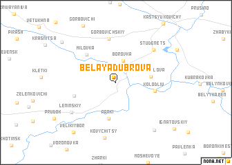 map of Belaya Dubrova