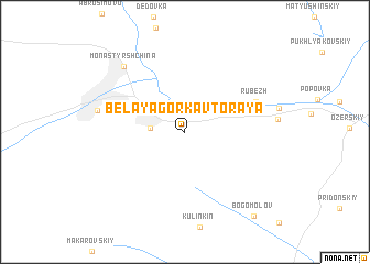 map of Belaya Gorka Vtoraya