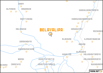 map of Belaya Lipa