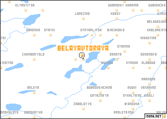 map of Belaya Vtoraya