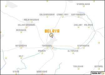 map of Belaya