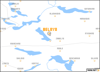 map of Belaya