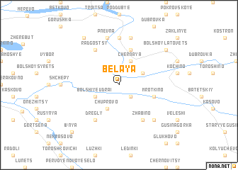 map of Belaya