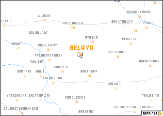 map of Belaya