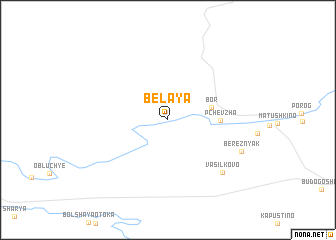 map of Belaya