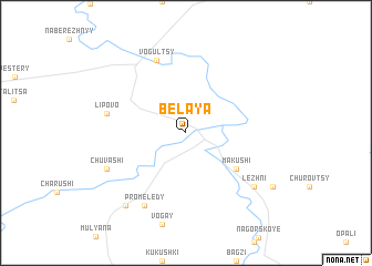 map of Belaya