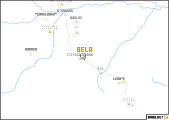 map of Bela