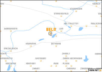 map of Bela