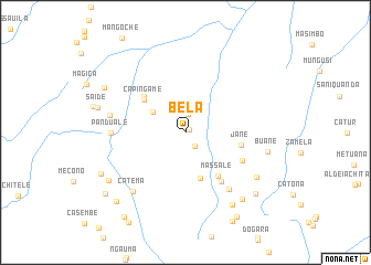map of Bela