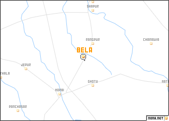 map of Bela