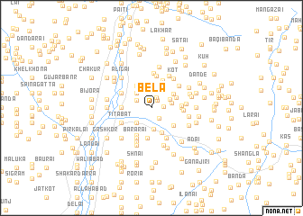 map of Bela