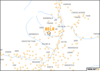 map of Bela