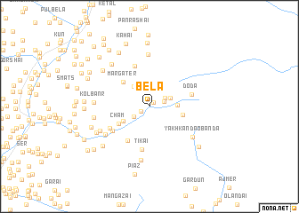 map of Bela