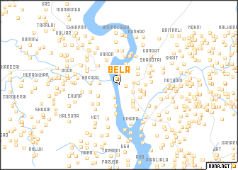 map of Bela