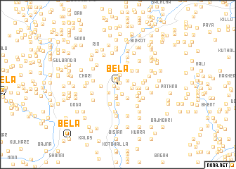 map of Bela