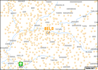 map of Bela