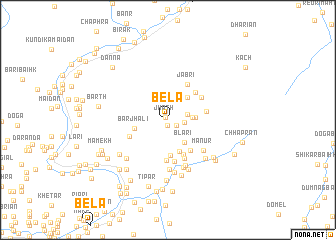map of Bela