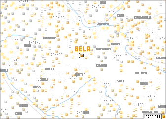 map of Bela