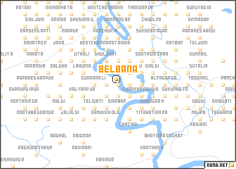 map of Belbāna