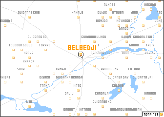 map of Belbédji