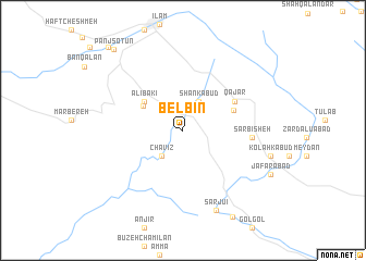 map of Belbīn