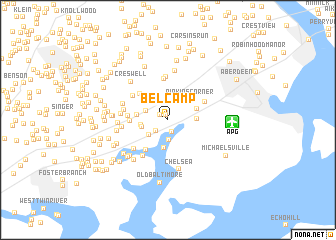 map of Belcamp