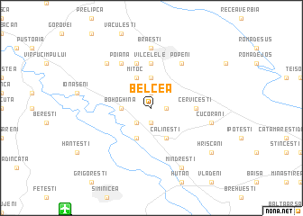 map of Belcea