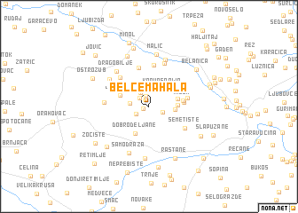 map of Belče Mahala