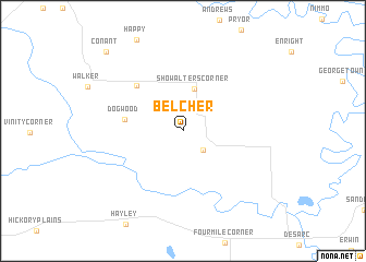 map of Belcher