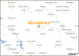 map of Belciugatele