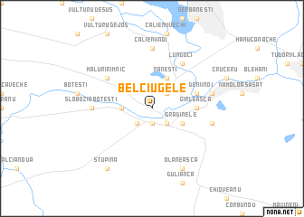 map of Belciugele