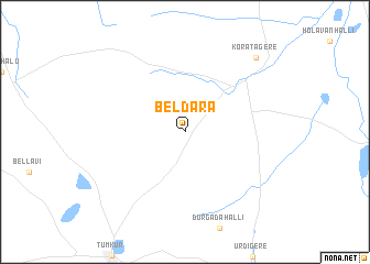 map of Beldāra