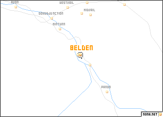 map of Belden