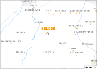 map of Belden