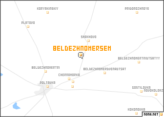 map of Bel\