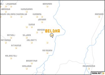 map of Beldha