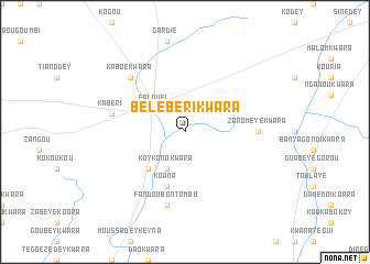 map of Bélé Béri Kwara